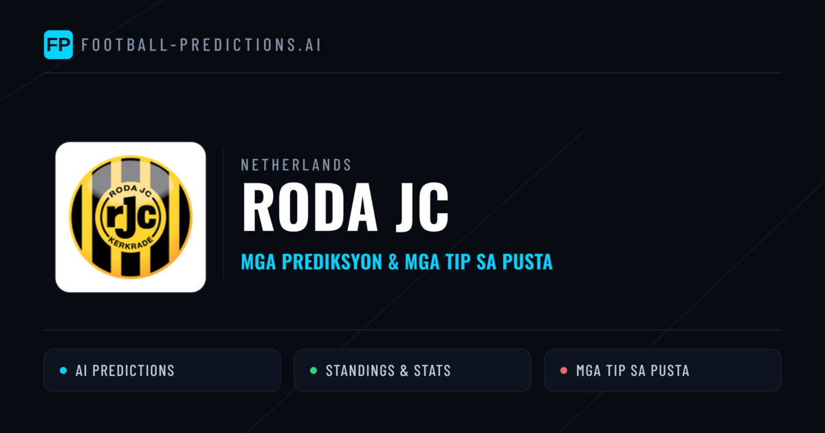 Roda JC Predictions & Stats