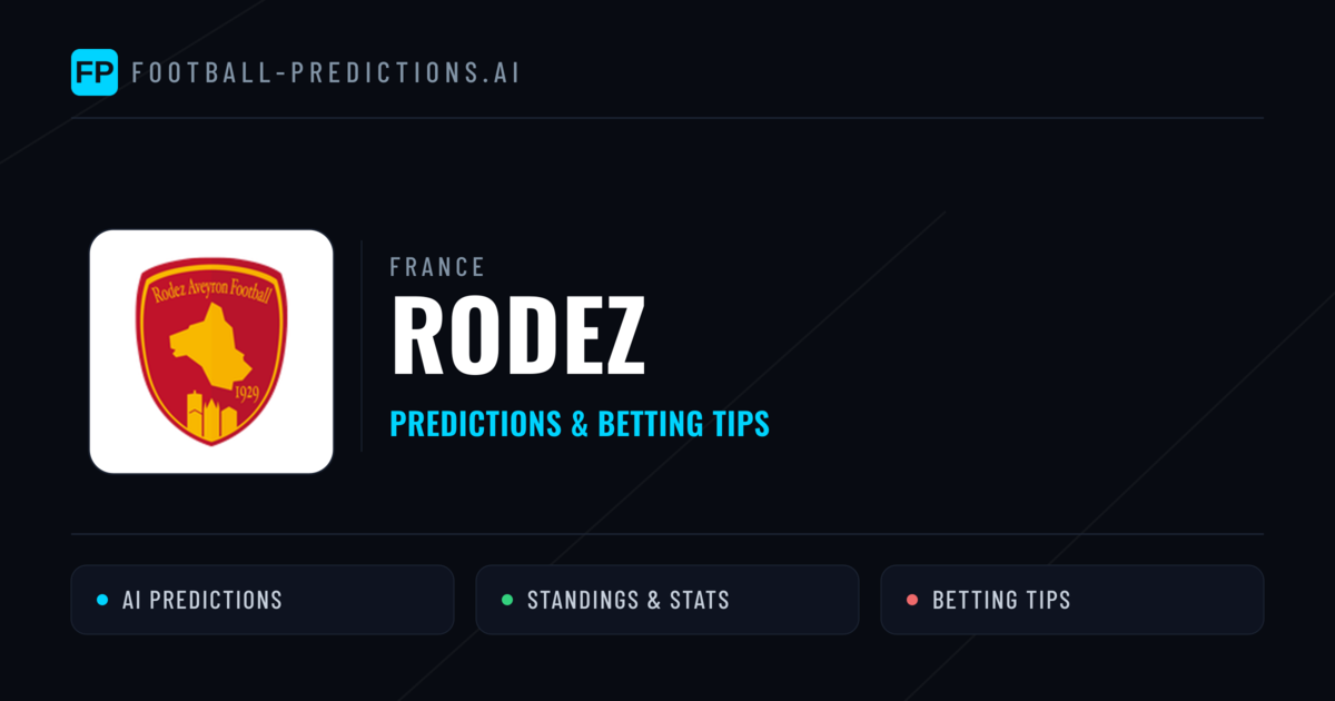 Rodez Predictions & Stats