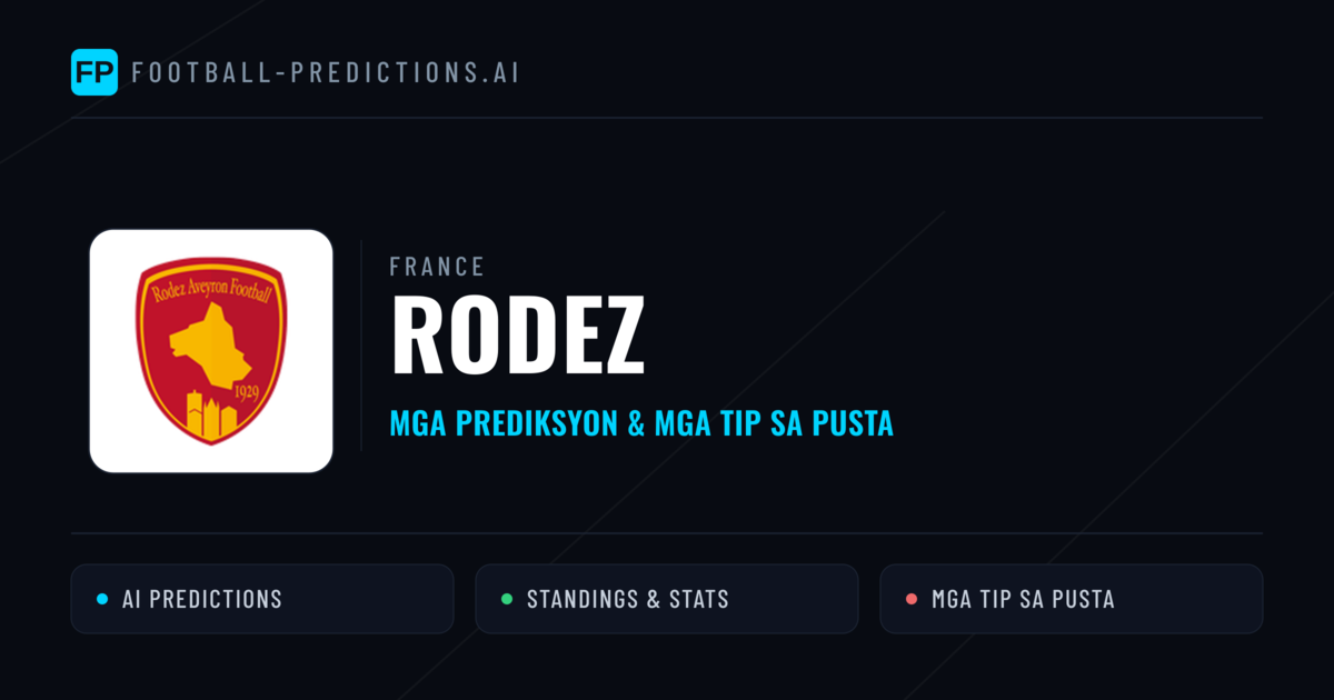 Rodez Predictions & Stats