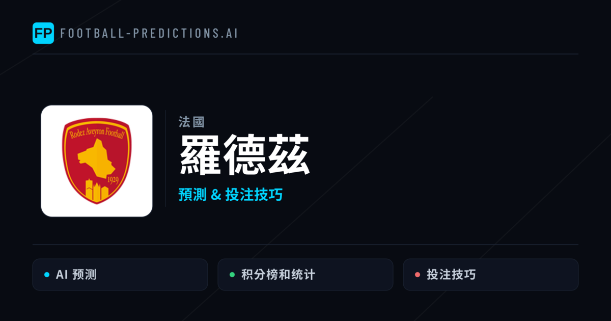羅德茲 運彩分析|足球預測與數據