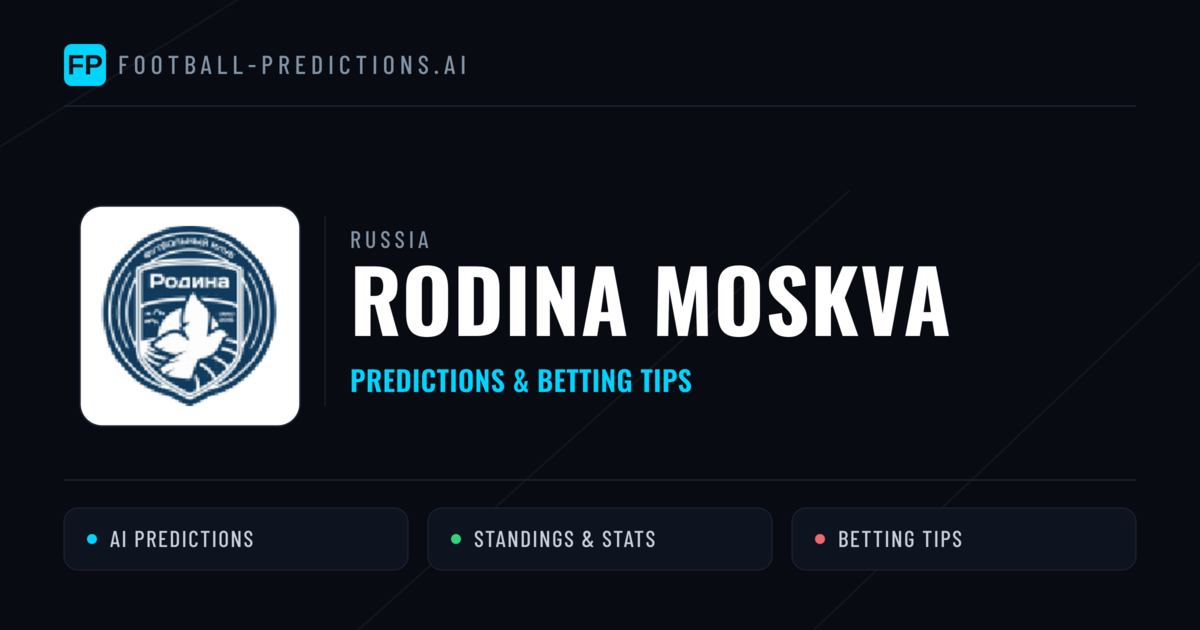 Rodina Moskva Predictions & Stats