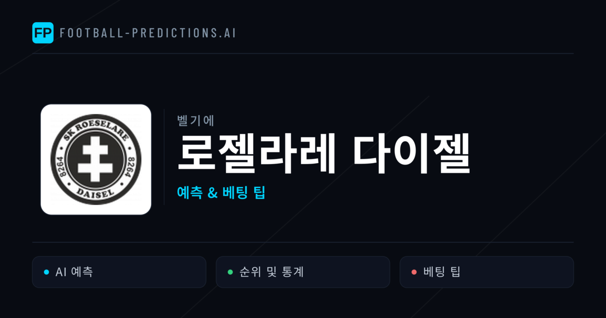 로젤라레 다이젤 축구 예측 & 통계