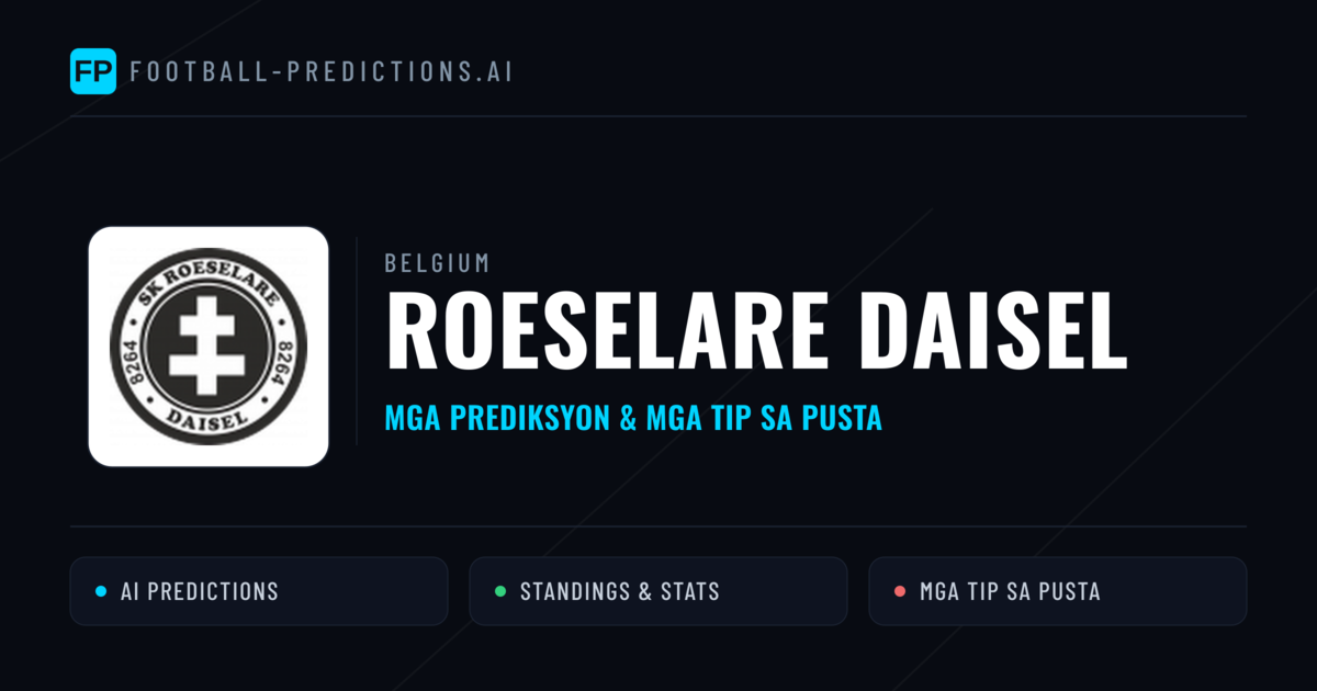Roeselare Daisel Predictions & Stats