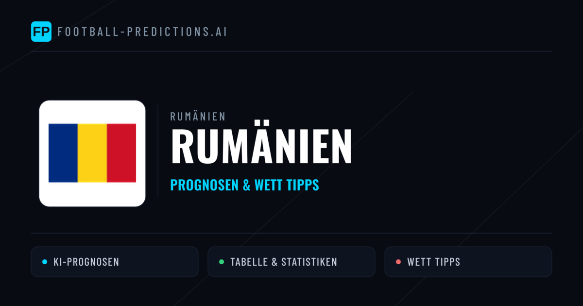 Rumänien Prognosen & Statistiken