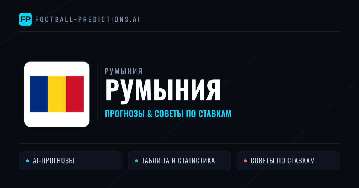 Румыния прогнозы и статистика