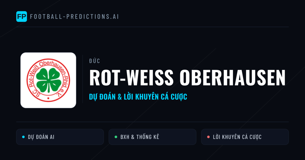 Rot-weiss Oberhausen Dự đoán & Thống kê