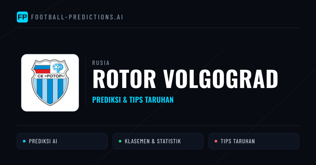 Rotor Volgograd Prediksi & Statistik Piala Dunia
