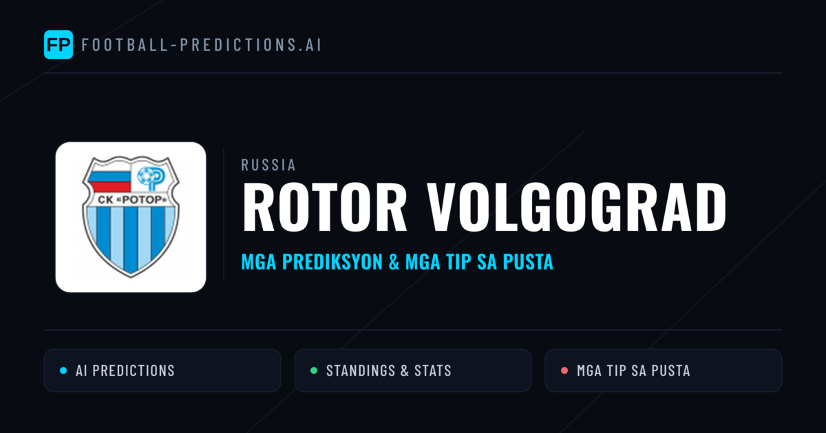 Rotor Volgograd Predictions & Stats