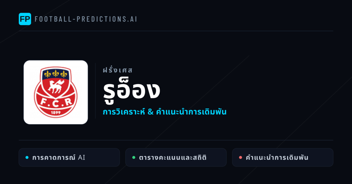รูอ็อง การวิเคราะห์และสถิติ