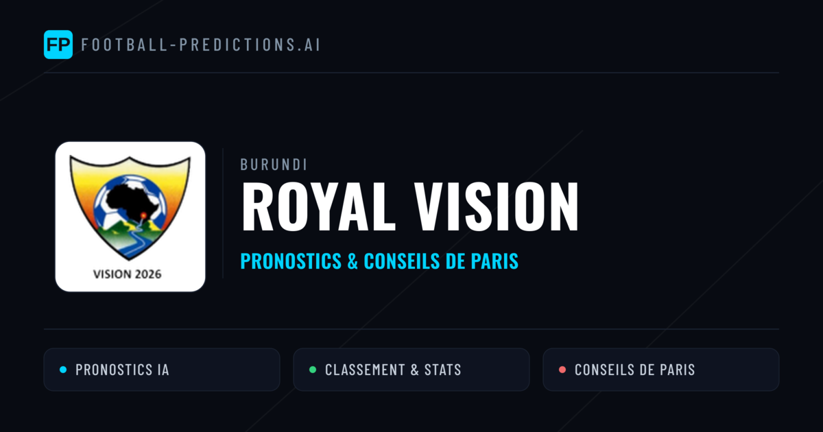 Royal Vision Pronostics & Statistiques