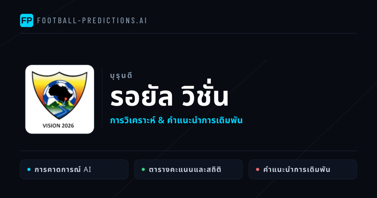รอยัล วิชั่น การวิเคราะห์และสถิติ