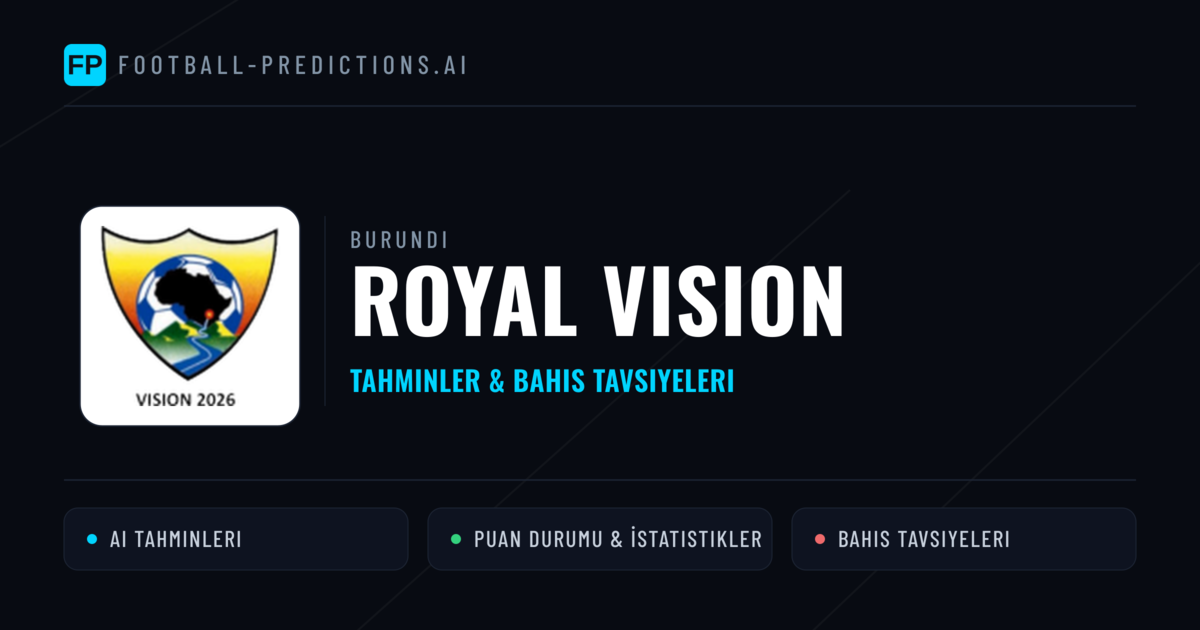 Royal Vision Tahminleri & İstatistikler