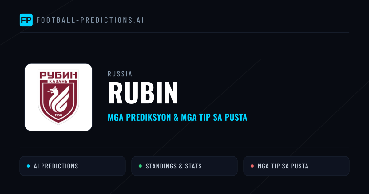 Rubin Predictions & Stats