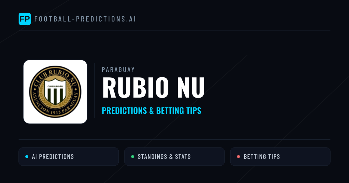 Rubio NU Predictions & Stats