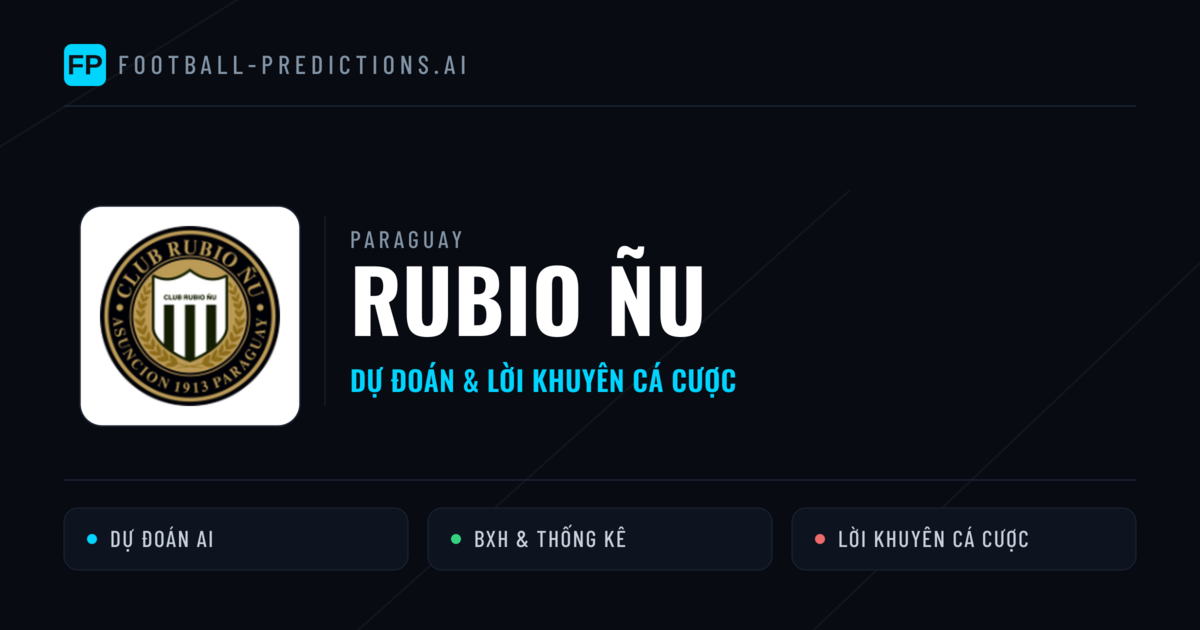 Rubio Ñu Dự đoán & Thống kê