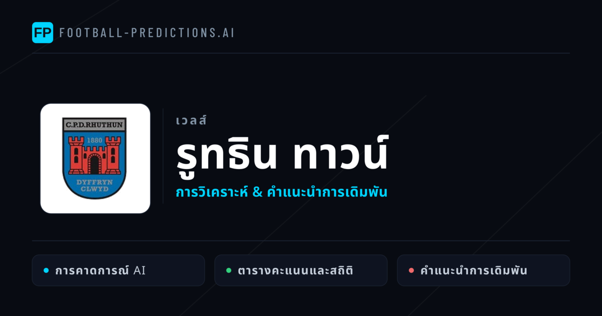 รูทธิน ทาวน์ การวิเคราะห์และสถิติ