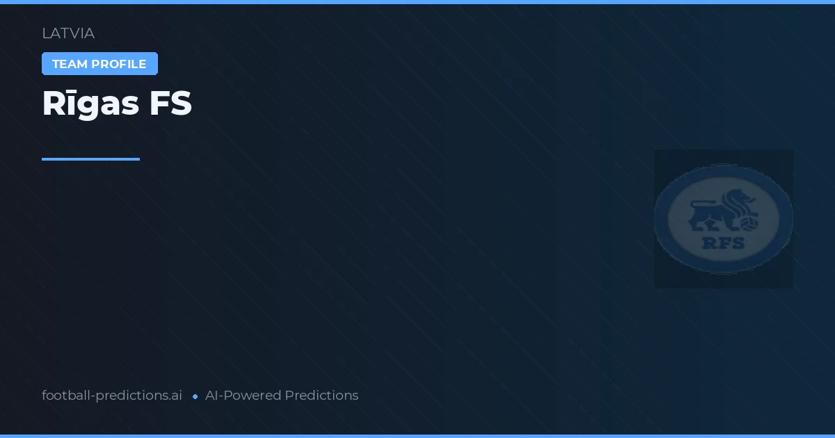 Rīgas FS Predictions & Stats