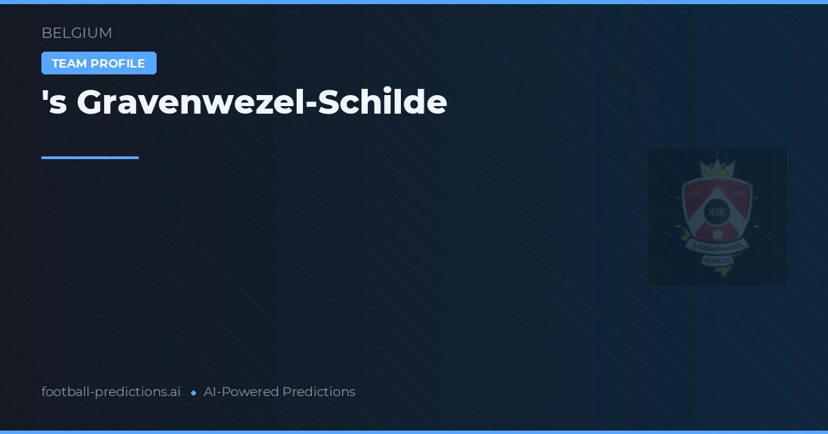 's Gravenwezel-Schilde Predictions & Stats