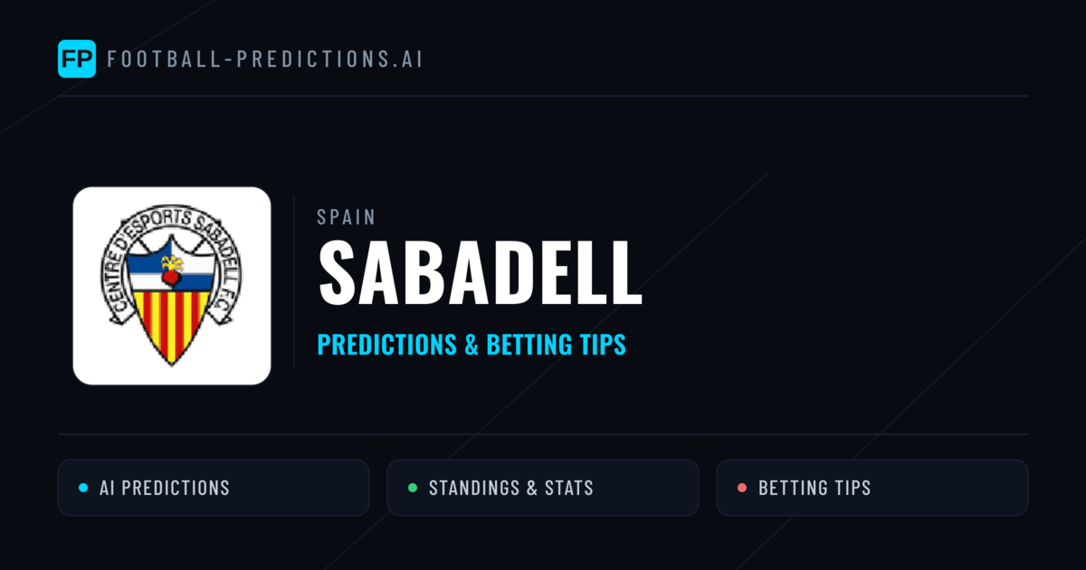 Sabadell Predictions & Stats