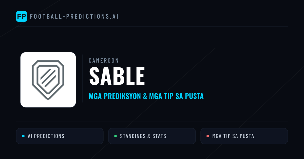 Sable Predictions & Stats