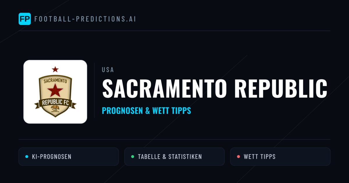 Sacramento Republic Prognosen & Statistiken