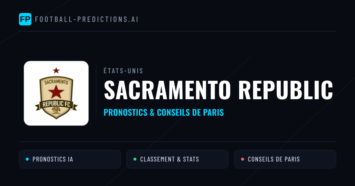 Sacramento Republic Pronostics & Statistiques