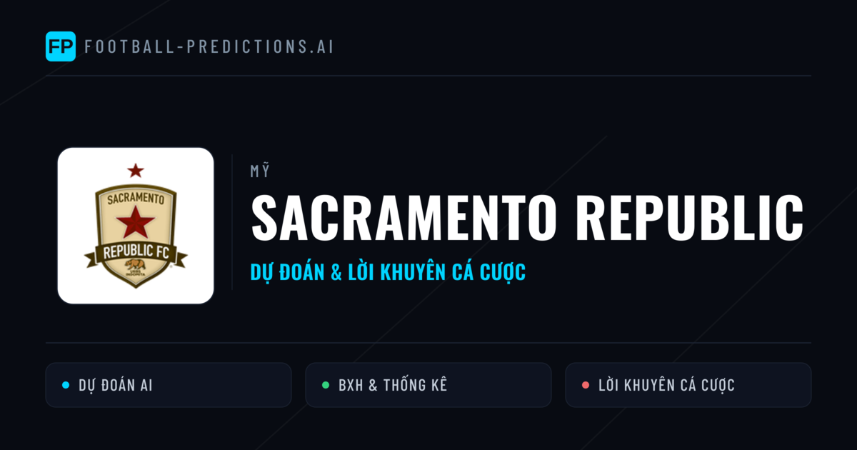 Sacramento Republic Dự đoán & Thống kê