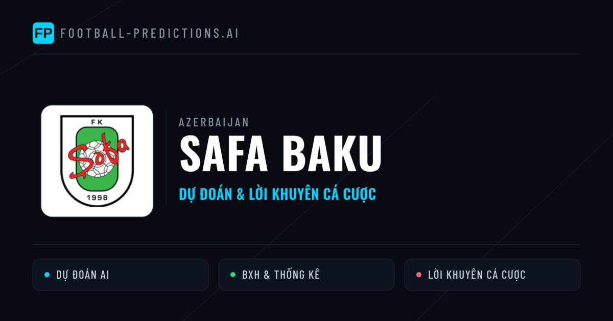 Safa Baku Dự đoán & Thống kê