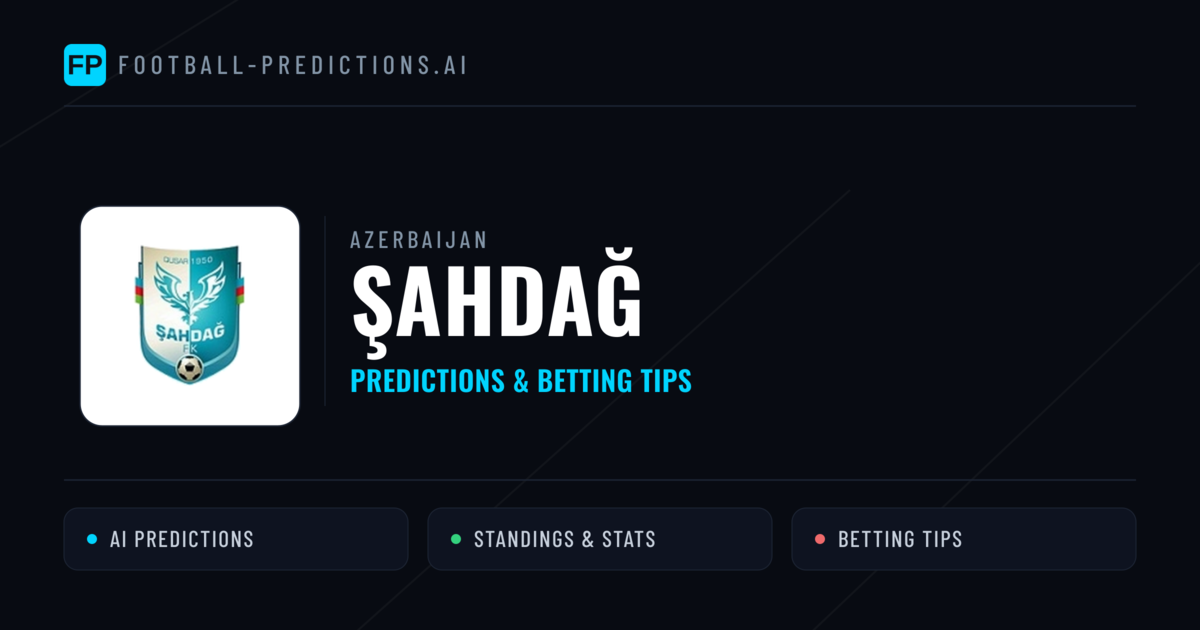 Şahdağ Predictions & Stats