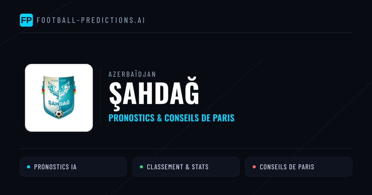 Şahdağ Pronostics & Statistiques