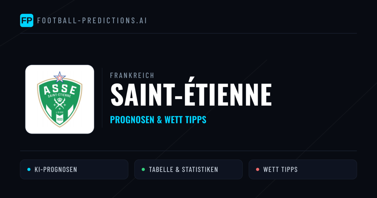 Saint-Étienne Prognosen & Statistiken