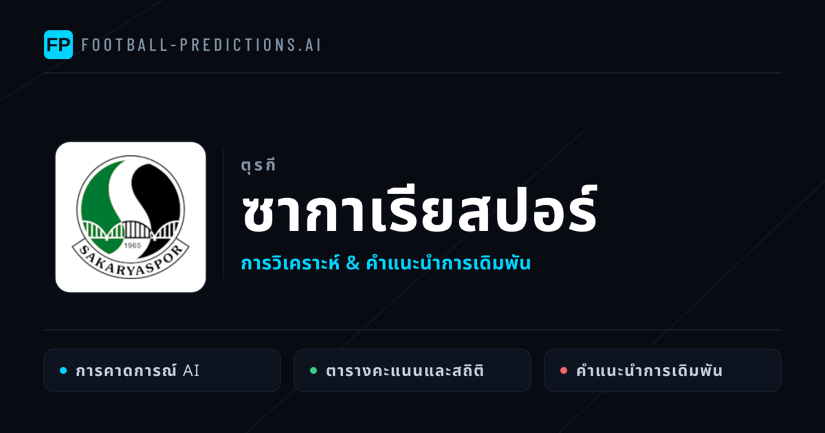 ซากาเรียสปอร์ การวิเคราะห์และสถิติ
