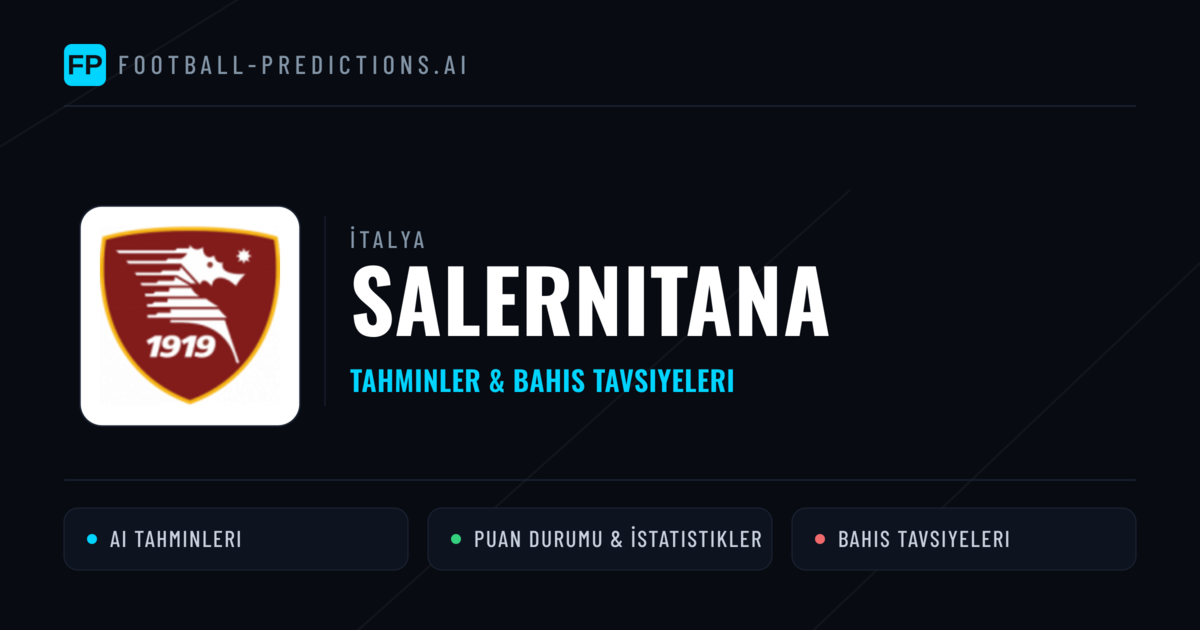 Salernitana Tahminleri & İstatistikler