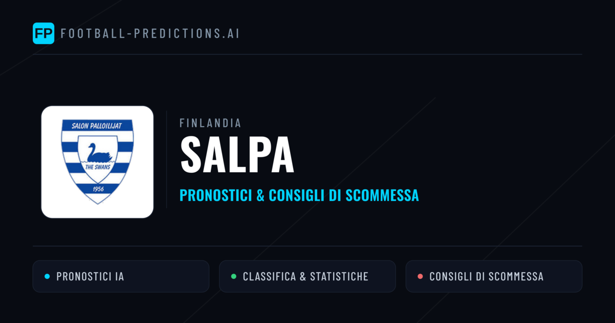 Pronostici e Statistiche SalPa
