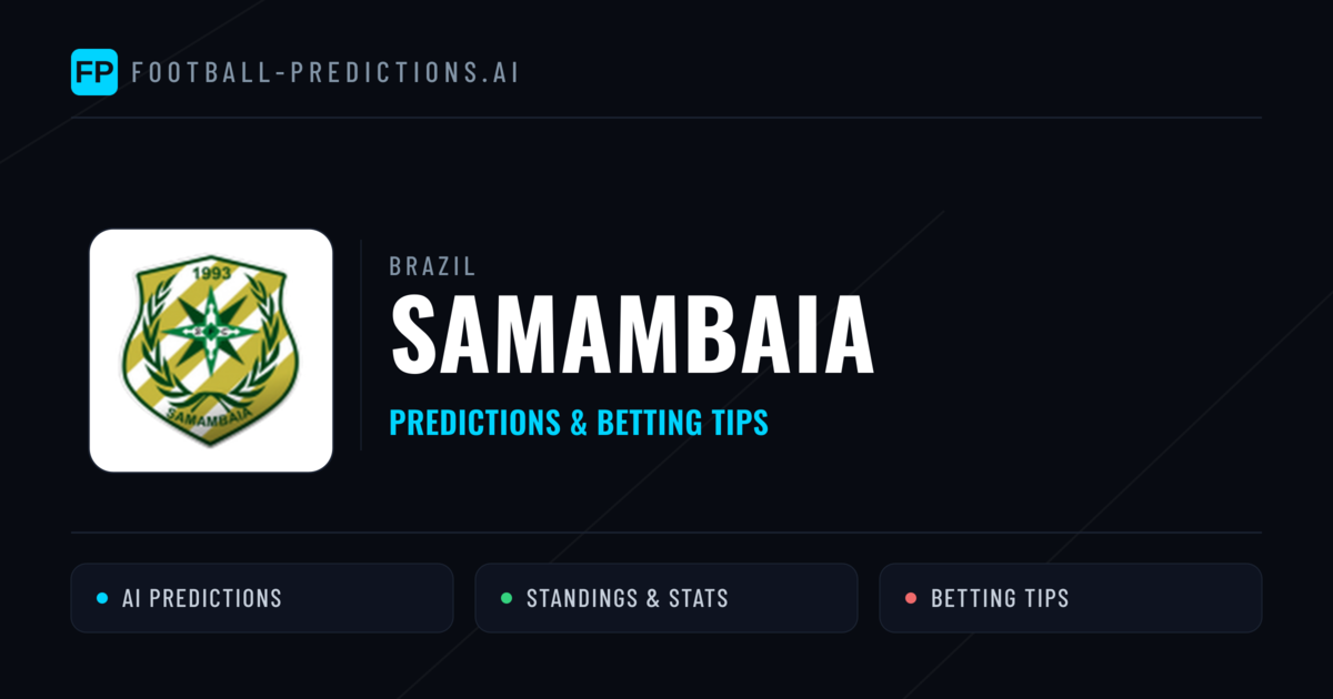 Samambaia Predictions & Stats