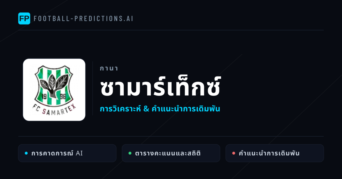 ซามาร์เท็กซ์ การวิเคราะห์และสถิติ
