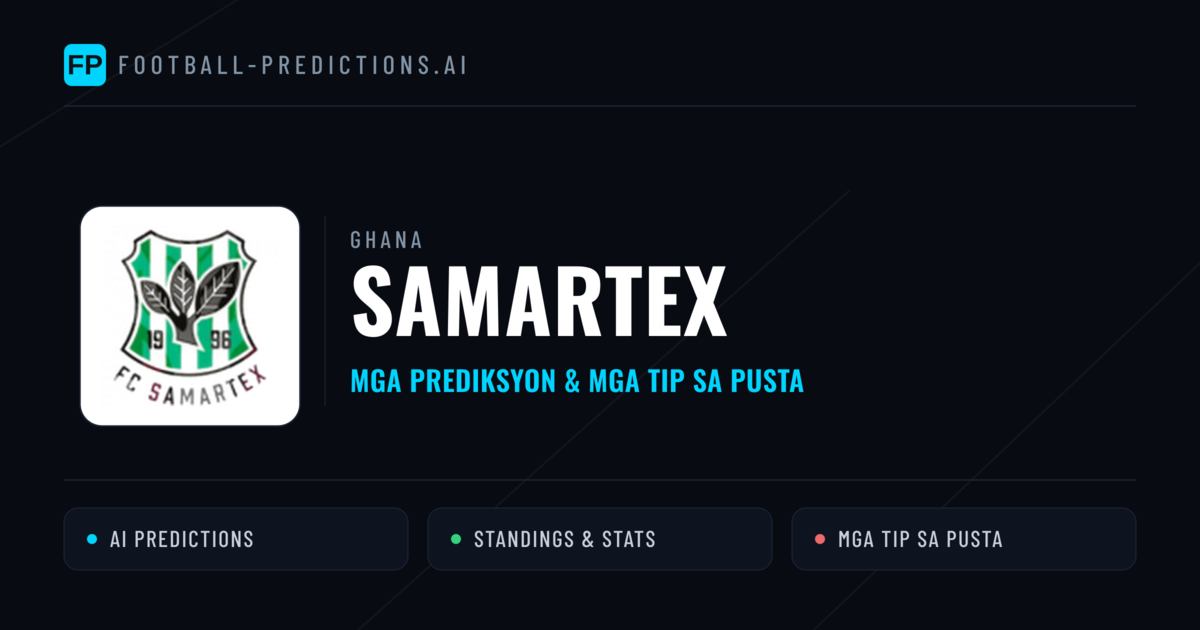 Samartex Predictions & Stats