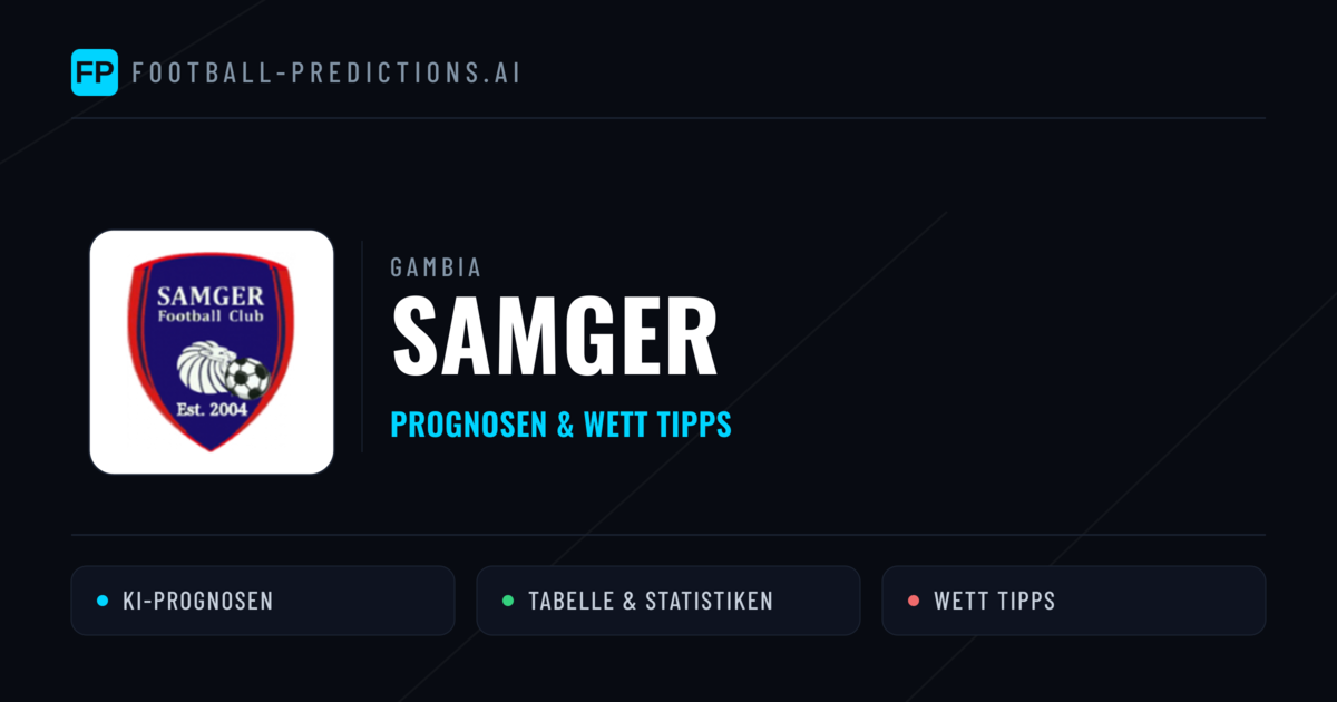 Samger Prognosen & Statistiken