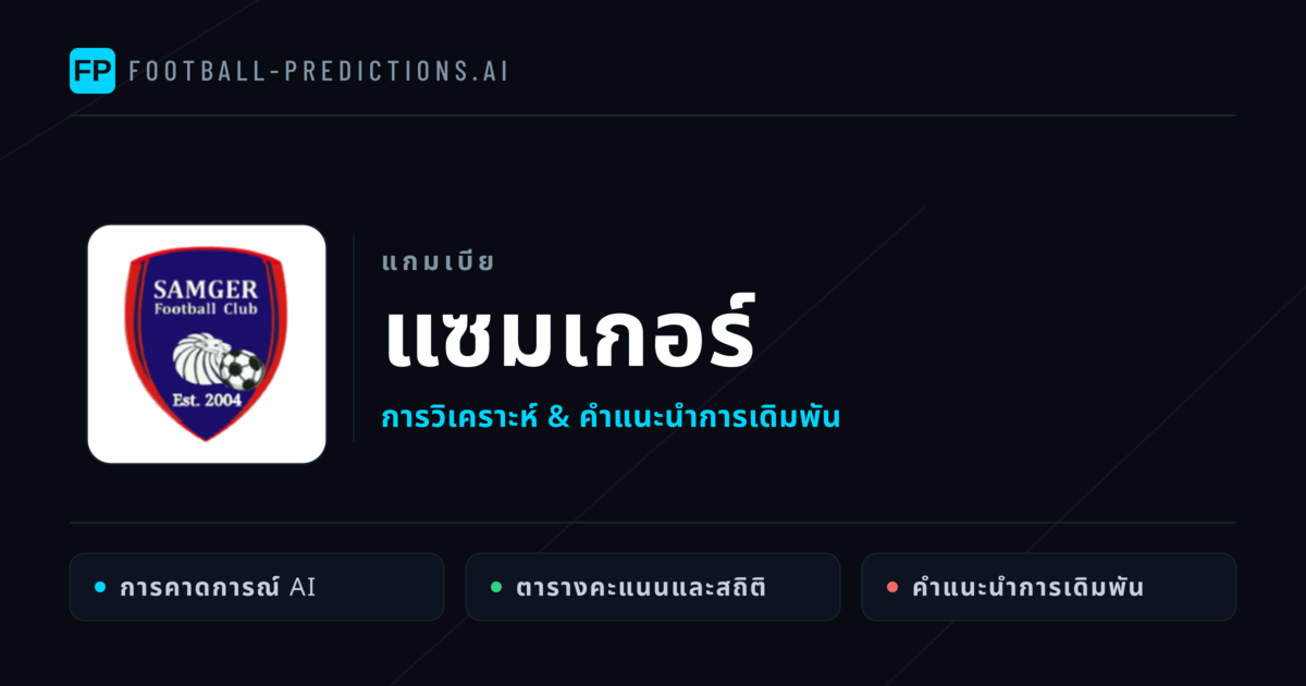 แซมเกอร์ การวิเคราะห์และสถิติ