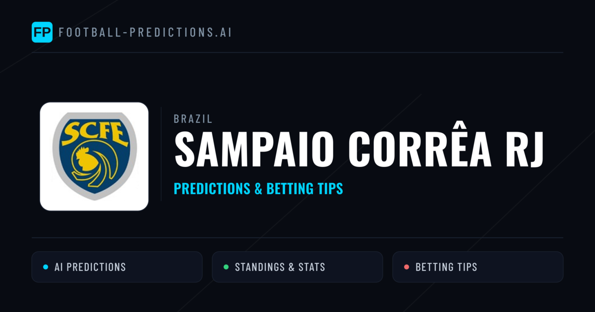 Sampaio Corrêa RJ Predictions & Stats