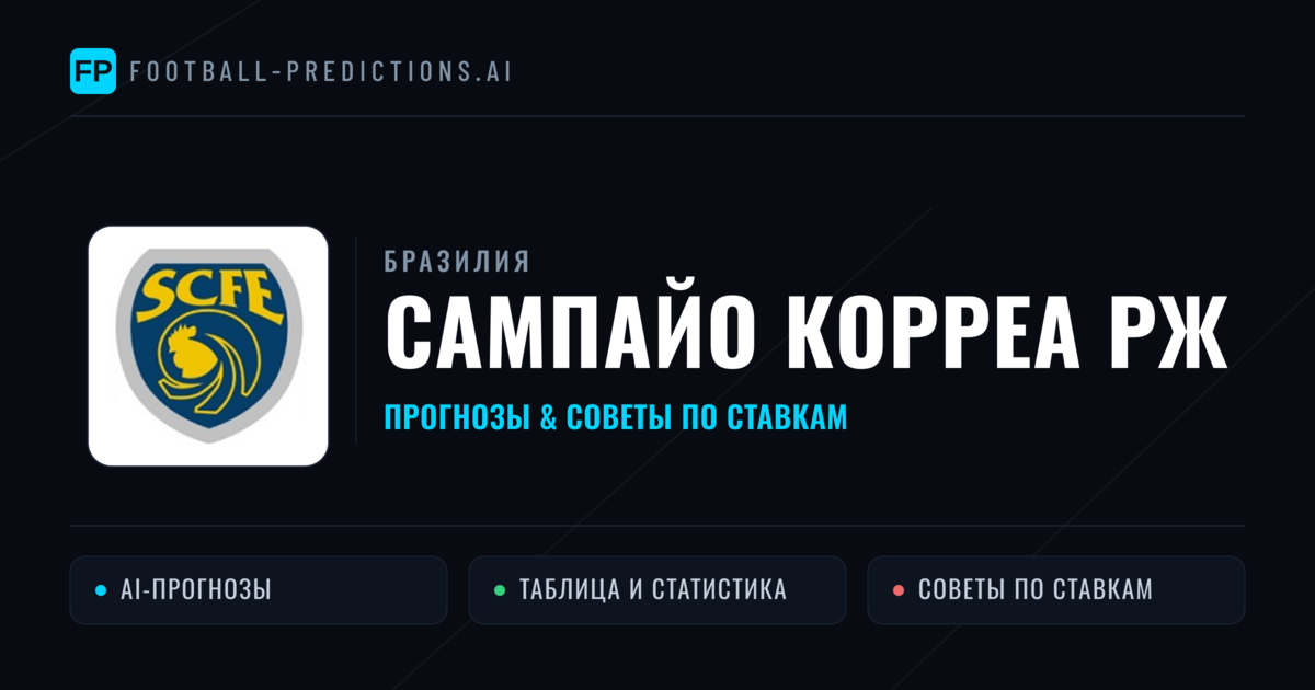 Сампайо Корреа РЖ прогнозы и статистика