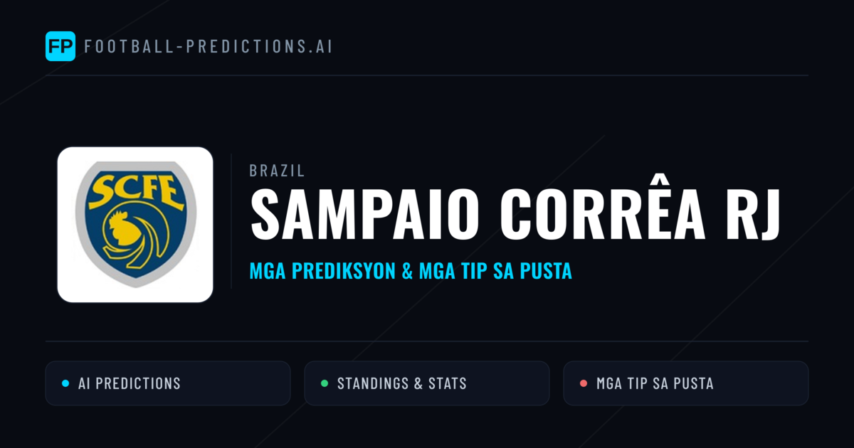 Sampaio Corrêa RJ Predictions & Stats