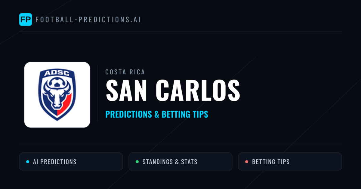 San Carlos Predictions & Stats