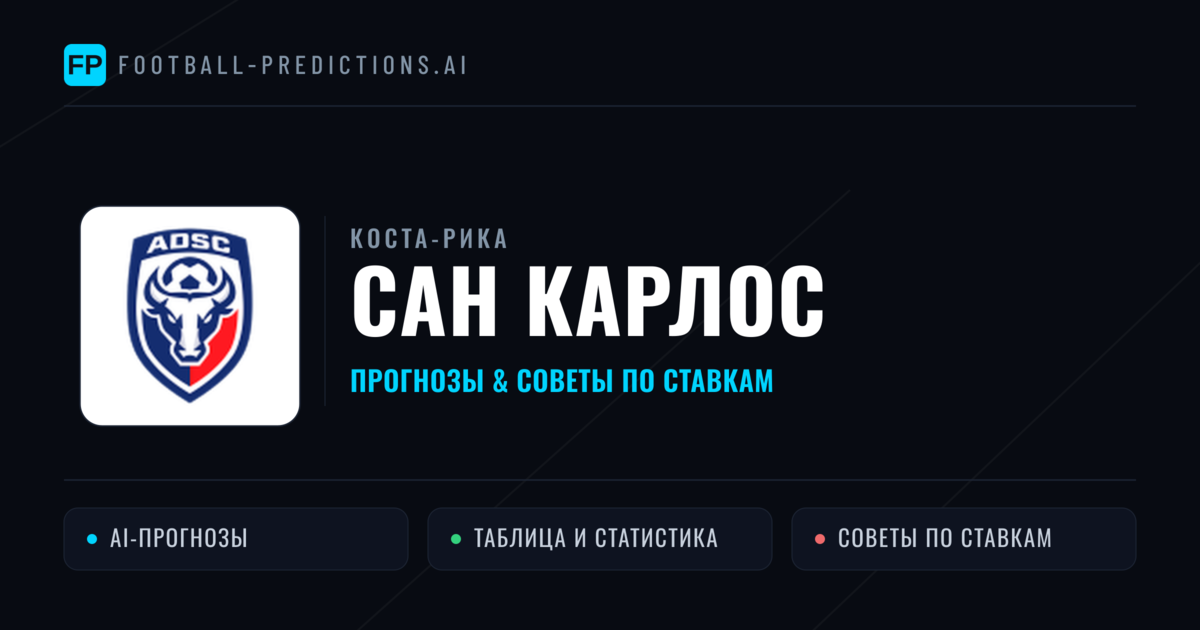 Сан Карлос прогнозы и статистика