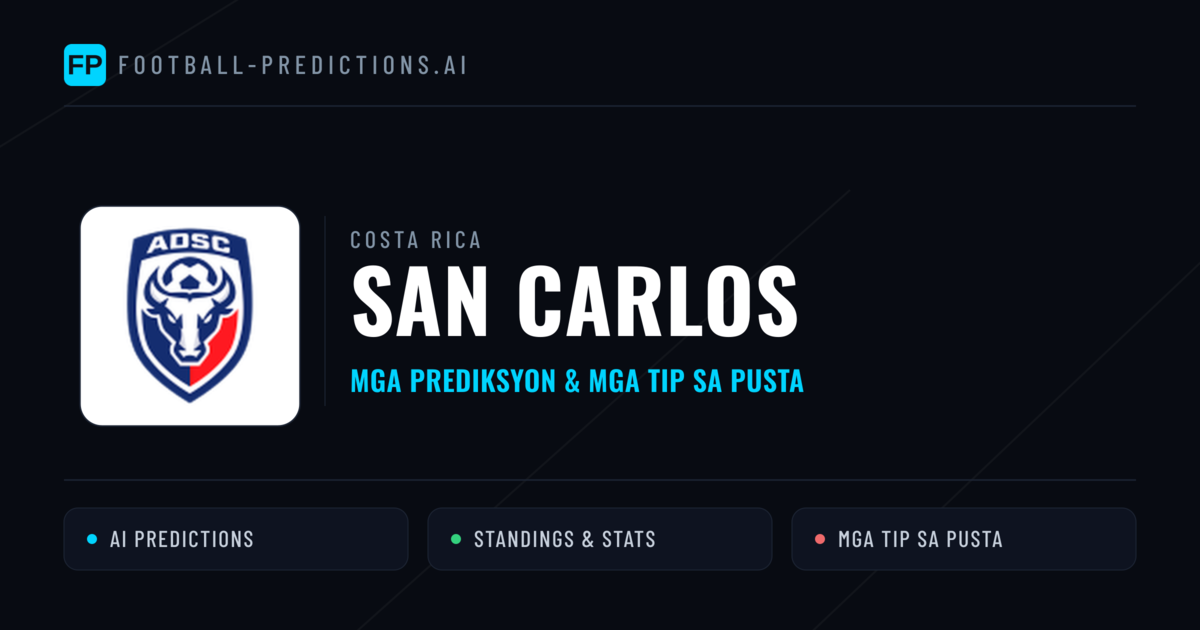 San Carlos Predictions & Stats