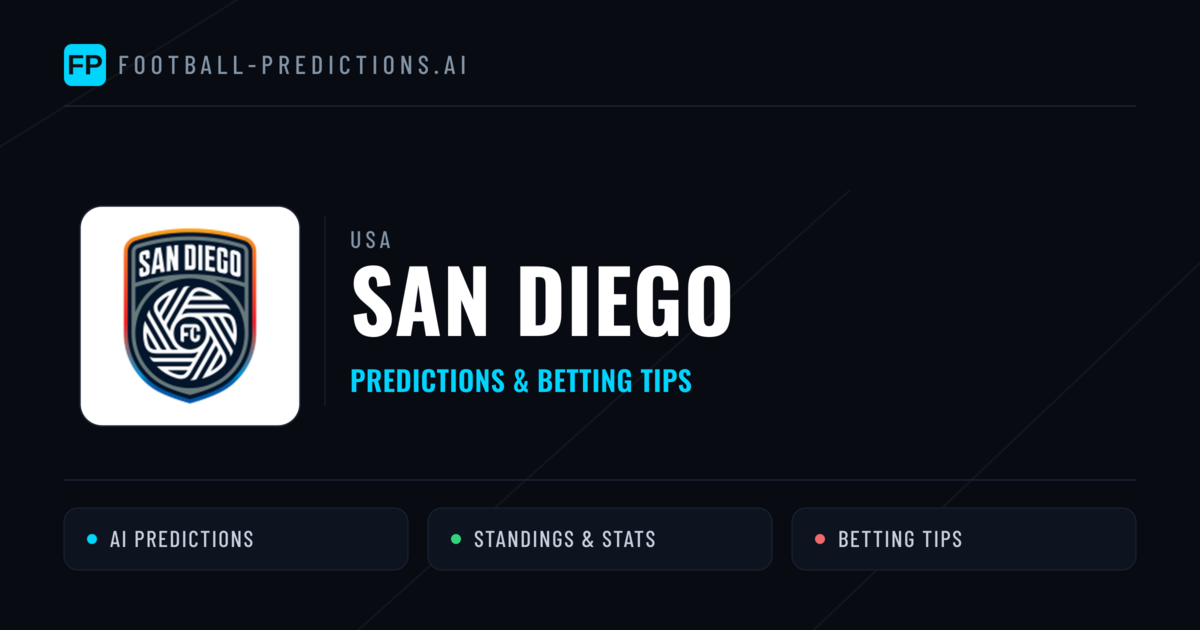San Diego Predictions & Stats