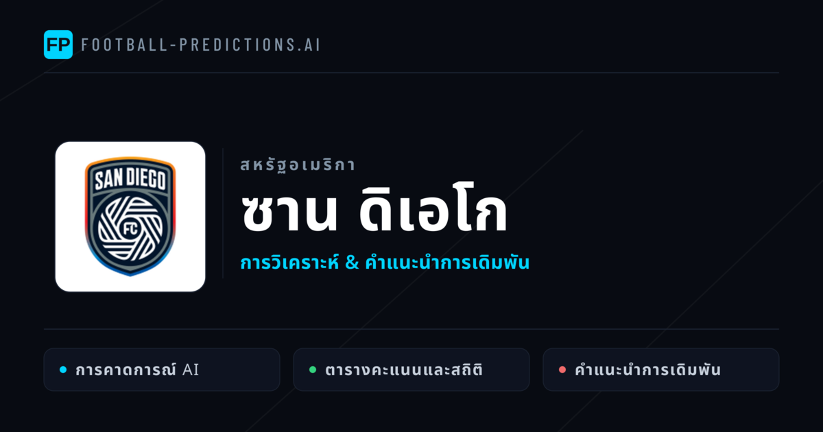 ซาน ดิเอโก การวิเคราะห์และสถิติ