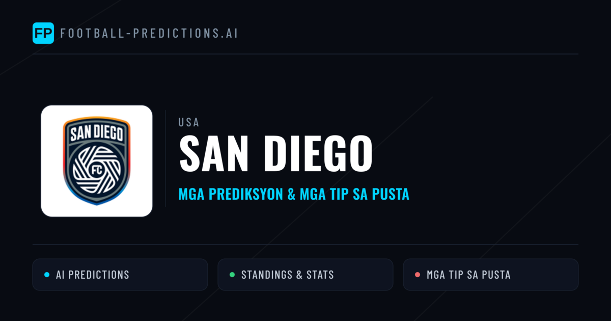 San Diego Predictions & Stats