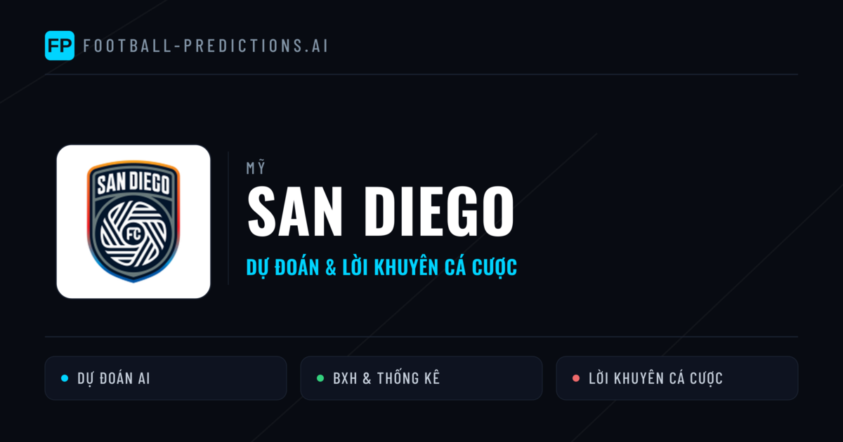 San Diego Dự đoán & Thống kê