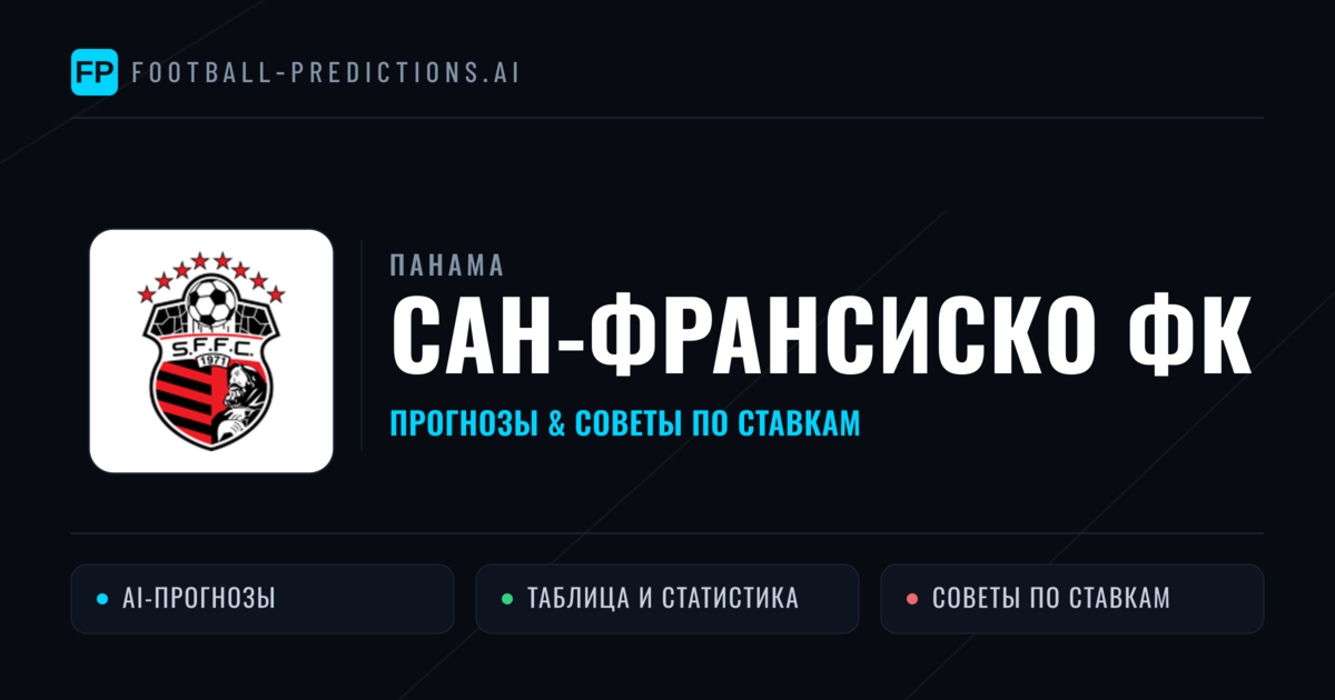 Сан-Франсиско ФК прогнозы и статистика